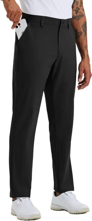 Willit Mens Golf Pants Stretch Dress Pants Slim Fit Quick Dry Casual Work Pants with Pockets 30"/32"