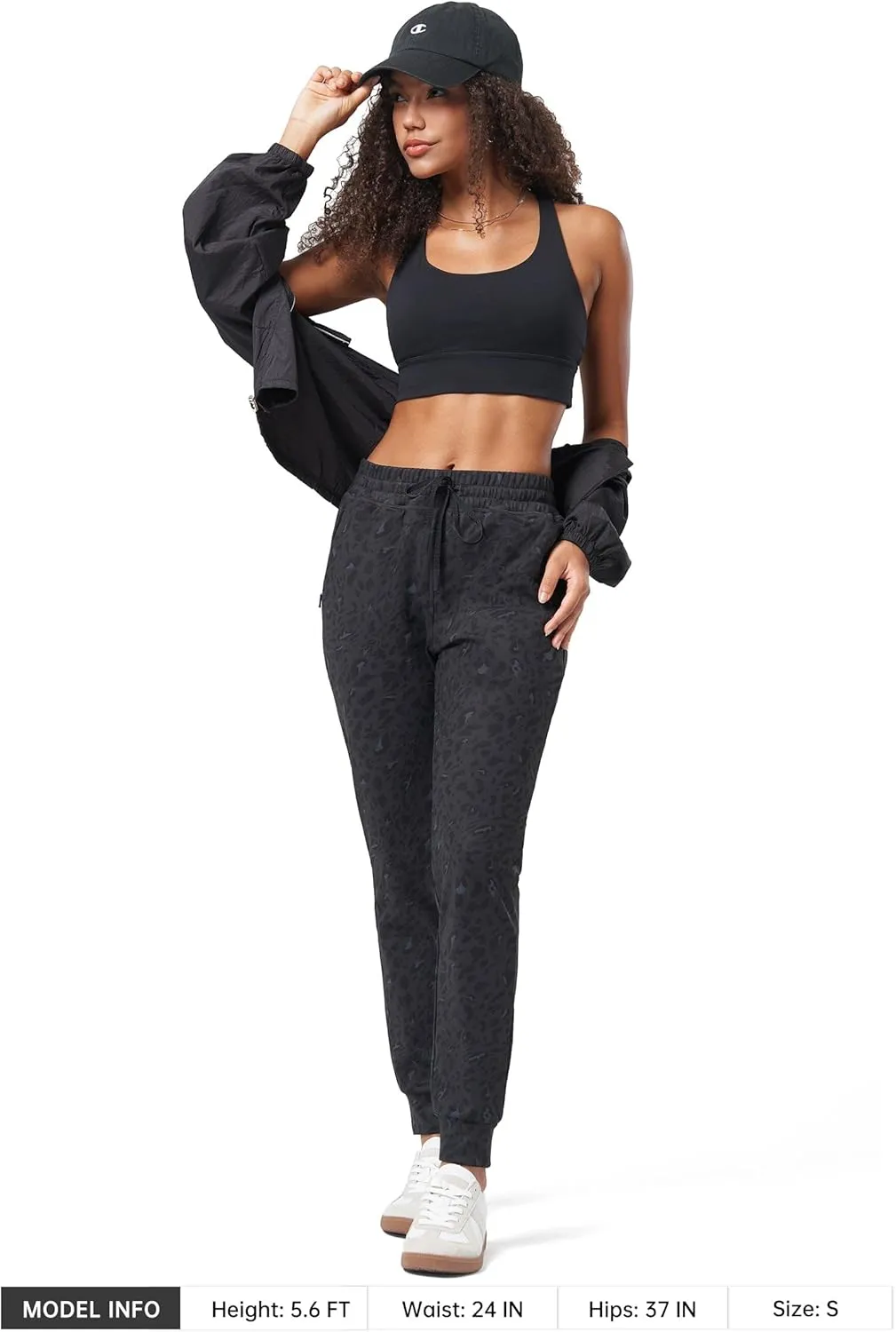 Willit Women's Fleece Lined Joggers Warm Pants Running Thermal Sweatpants Winter Athletic Hiking Water Resistant with Pockets