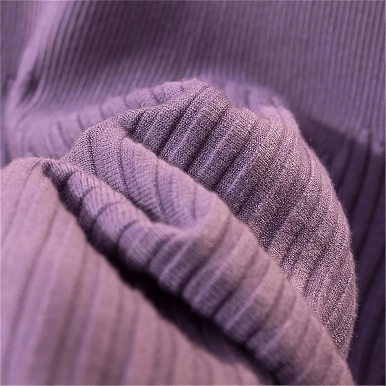 Women Autumn Winter Knitted Skirt Casual Solid All-Match A Line High Waist Pleated Midi Long Skirt