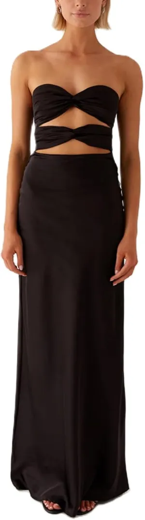 Women Y2k Floral Cut Out Maxi Bodycon Dress Hollow Out Silk Satin Long Beach Formal Dresses Summer Sundress