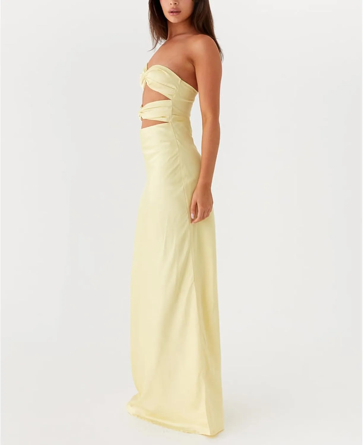 Women Y2k Floral Cut Out Maxi Bodycon Dress Hollow Out Silk Satin Long Beach Formal Dresses Summer Sundress