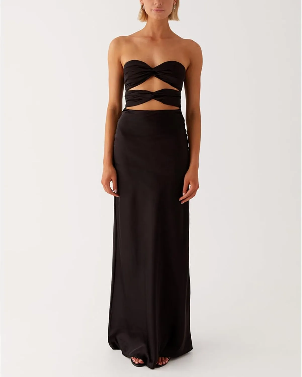 Women Y2k Floral Cut Out Maxi Bodycon Dress Hollow Out Silk Satin Long Beach Formal Dresses Summer Sundress