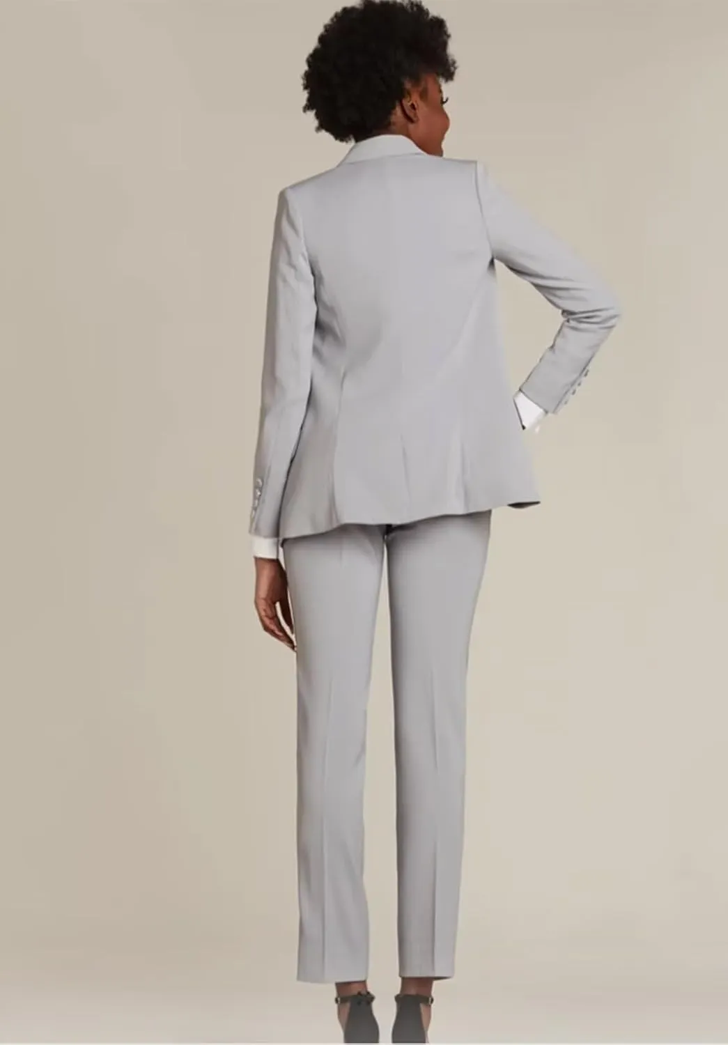 Women's 3 Piece Suit Business Slim Formal Work Wear Office Pants Set Lady Tuxedo Blazer Pants Vest