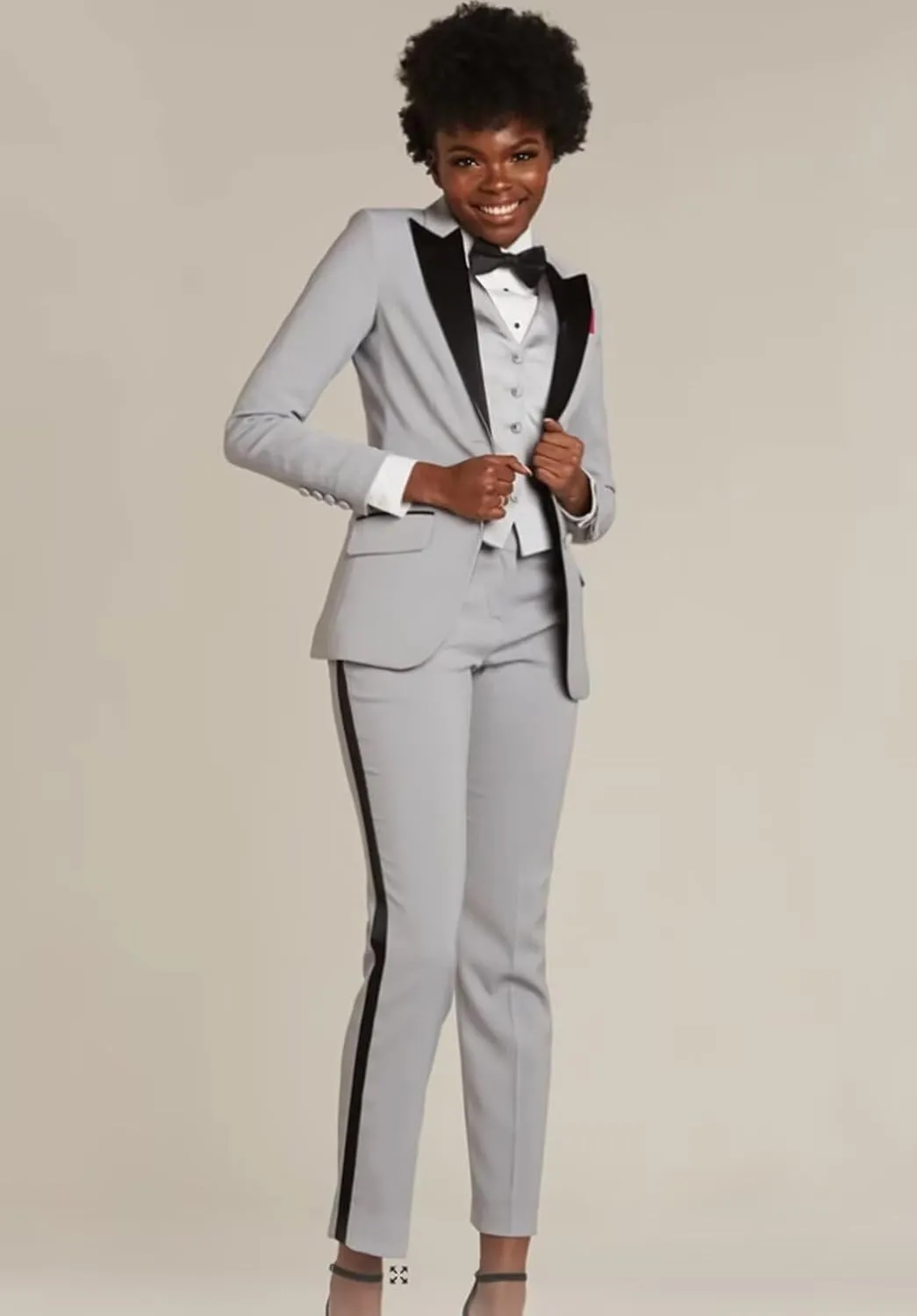 Women's 3 Piece Suit Business Slim Formal Work Wear Office Pants Set Lady Tuxedo Blazer Pants Vest