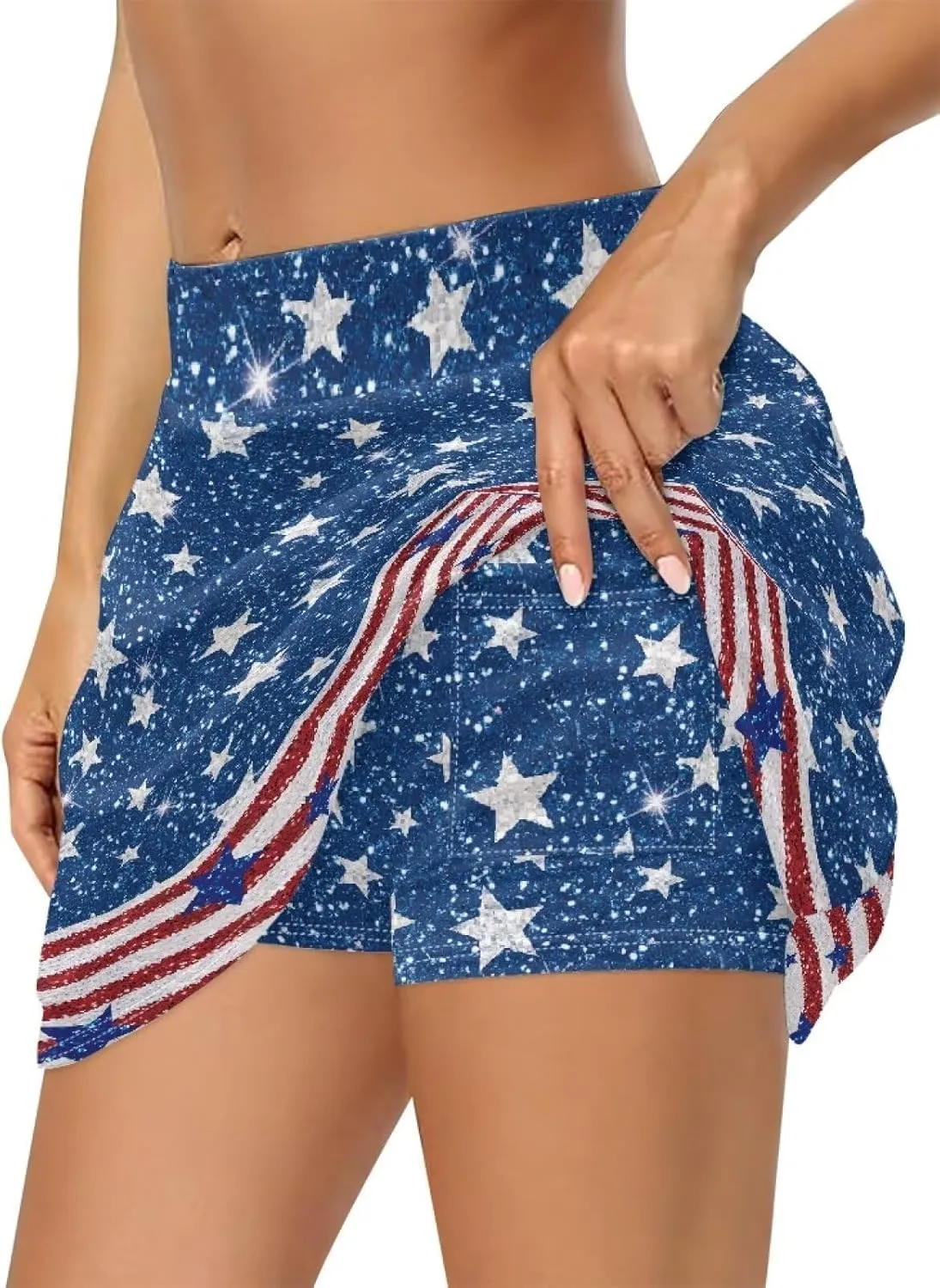 Women's Athletic Tennis Skirts with Pockets Built-in Shorts Golf Active Skirt for Running Gym Training Size XS-3XL