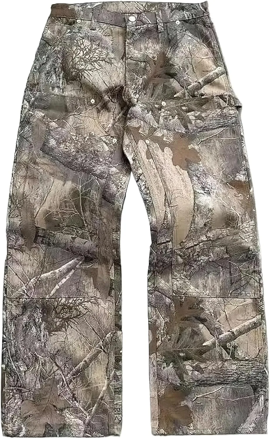 Women's Camo Cargo Pants Y2k Maple Leaf Print High Waist Baggy Camouflage Pants Loose Army Cargo Joggers Sweatpants