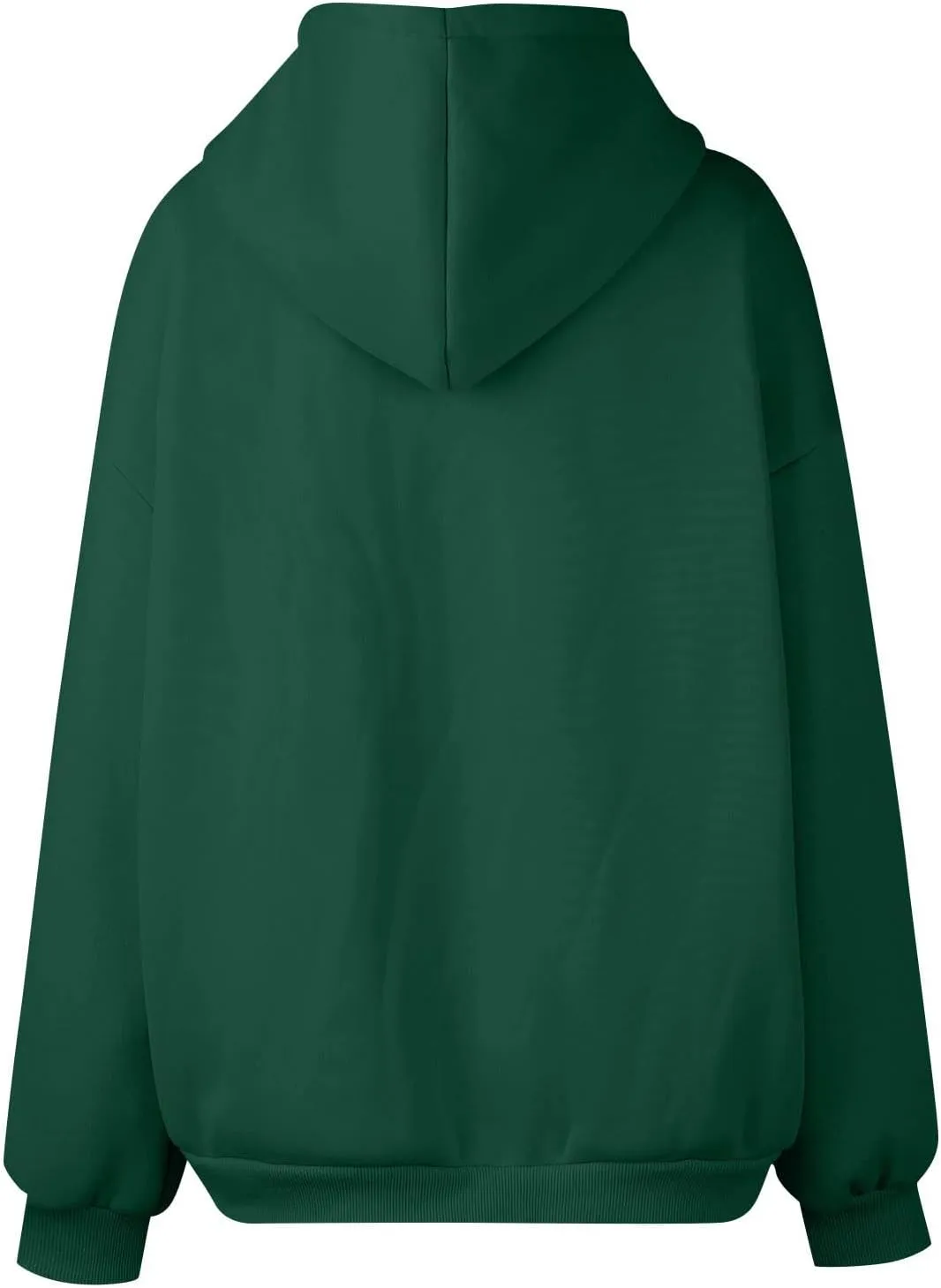 Women's Full Zip Up Hoodie Long Sleeve Hooded Sweatshirts Casual Fall Jacket Coat 2024 Fashion Outfits
