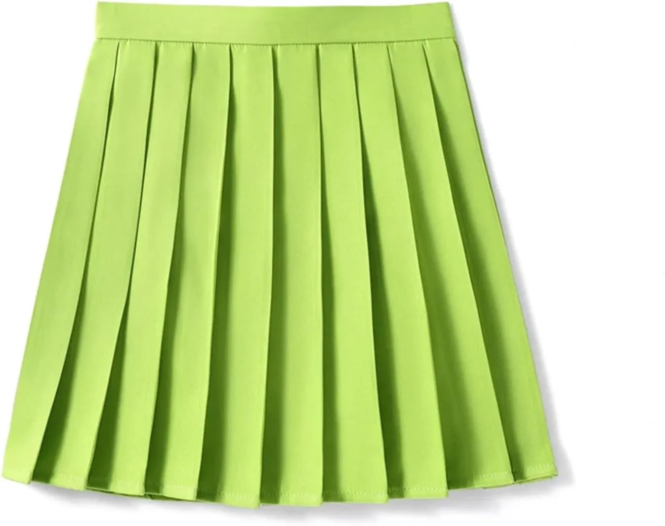 Women's High Waist A-Line Mini Pleated Skirt for School Girl Uniform - Summer Ladies' Clothes