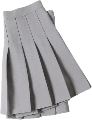Women's High Waist A-Line Mini Pleated Skirt with Shorts for Spring and Summer Girls' Clothes