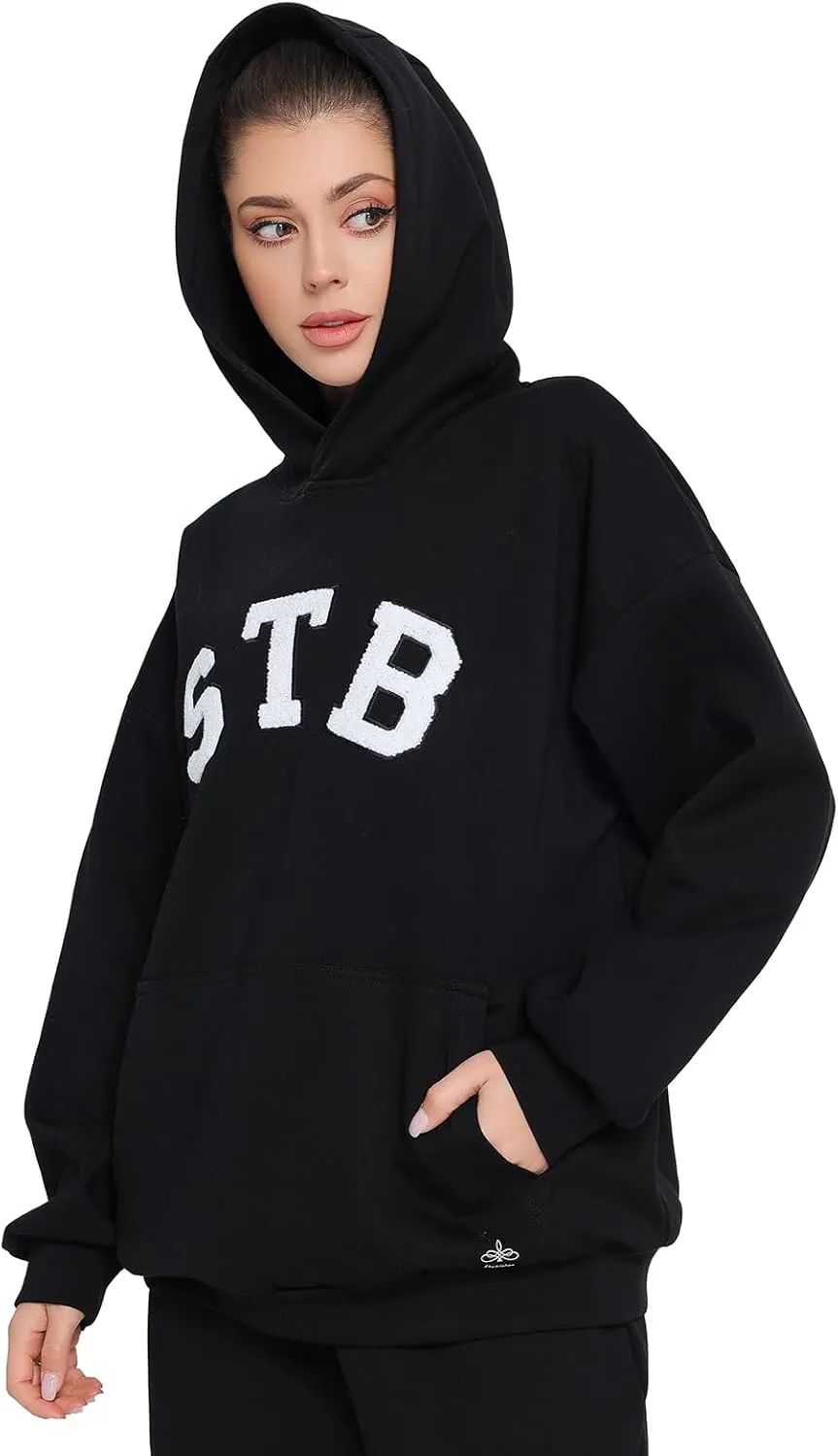 Womens Hoodies Shirts Long Sleeve Pullover Top Spring Fall Outfits