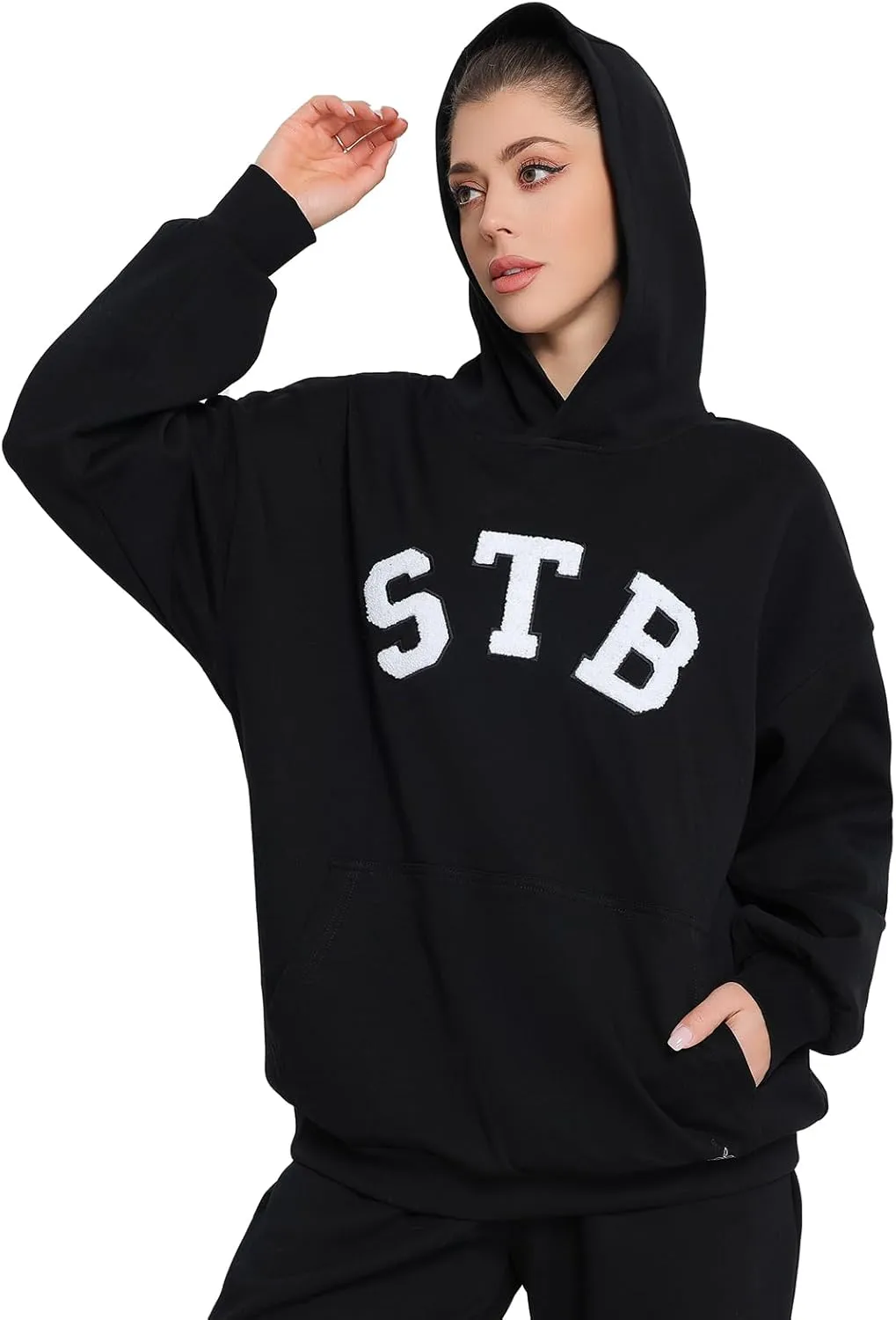 Womens Hoodies Shirts Long Sleeve Pullover Top Spring Fall Outfits