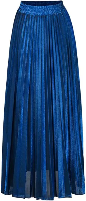 Women's Long Dresses Spring Summer Pleated Beach Skirt