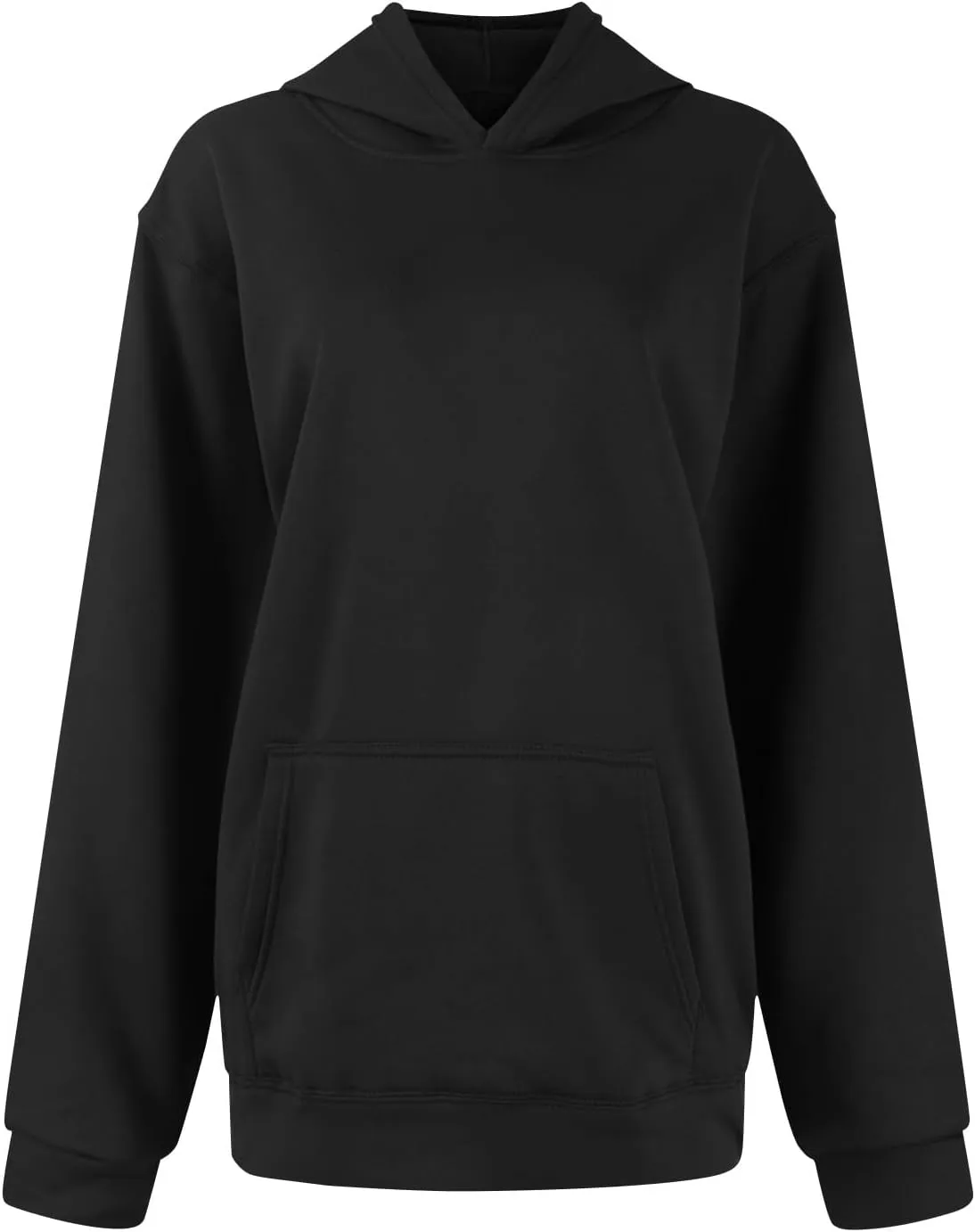 Womens Oversized Sweatshirts 2024 Fashion Fleece Hoodies Pullover Long Sleeve Hooded Sweatshirt Fall Winter Outfits