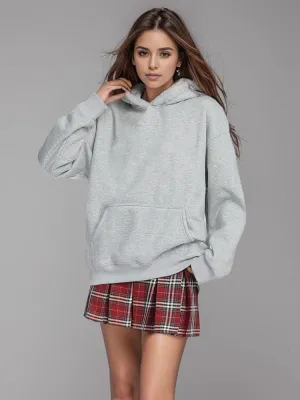 Womens Oversized Sweatshirts Fleece Hoodies Long Sleeve Shirts Pullover Fall Outfits 2024 with Pocket