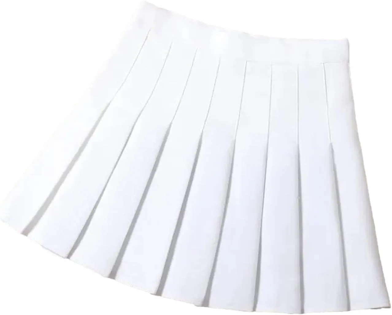 Women's Summer Fashion A-Line Mini Skirts Solid Color Casual Pleated Skirts Holiday Beach Skirt