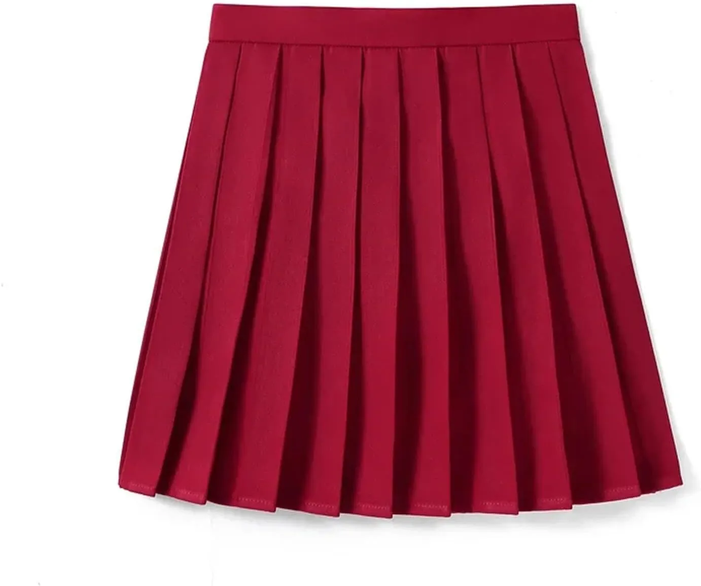 Women's Summer High Waist Pleated Skirt  Plaid School Uniform Student Skirt Lightweight Golf Skirt