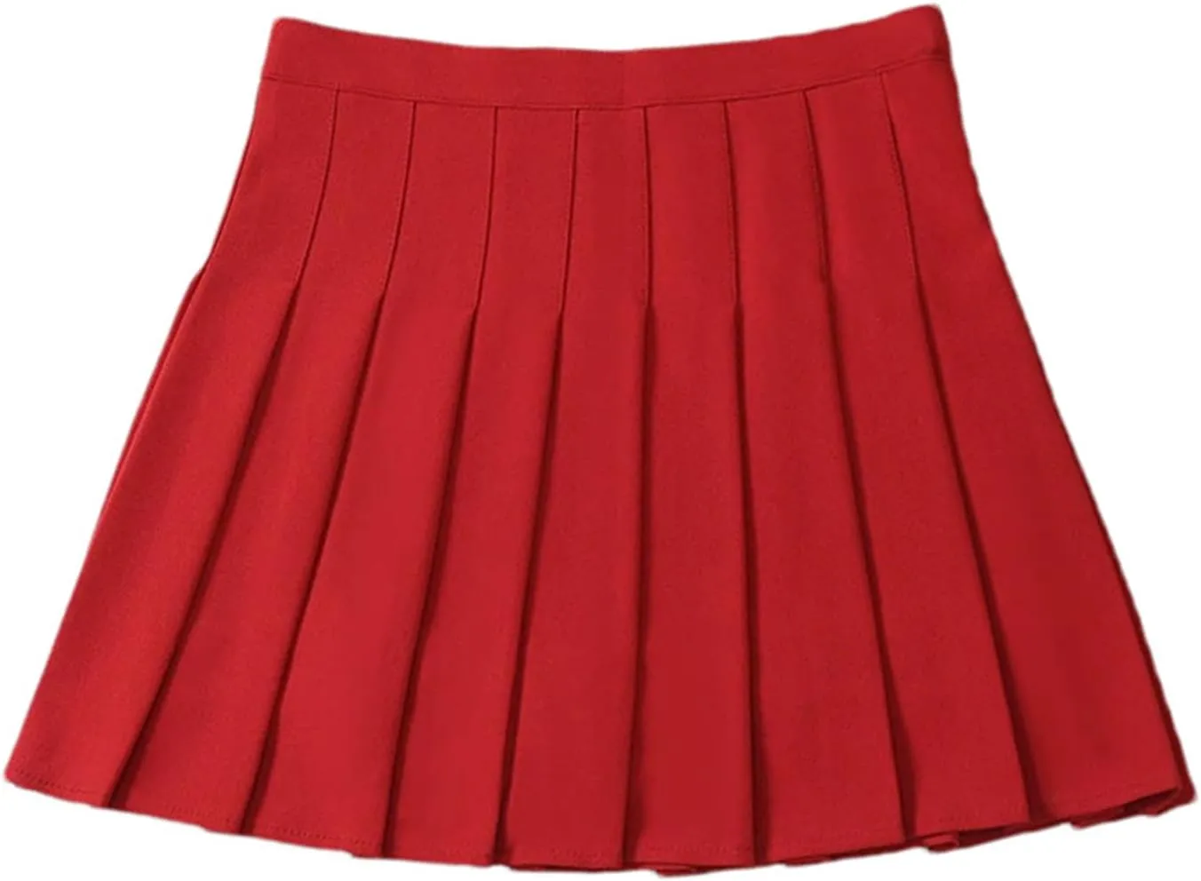 Women's Summer Pleated Skirt  Elastic High Waist Fashion Mini Skirt for Girls