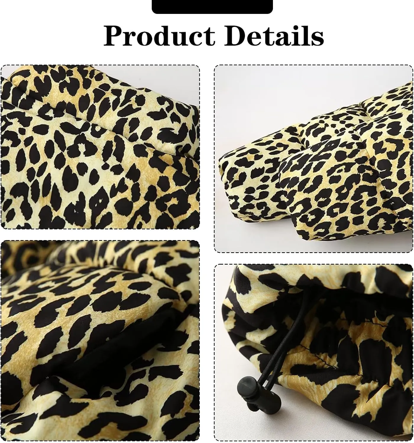Womens Winter Puffer Jacket Leopard Print Long Sleeve Zip Up Cropped Down Coat Fashion Warm Y2K Quilted Outwears