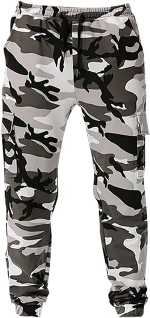 Ymosrh Cargo Work Pants for Men Solid Color Ripped Holes Frayed Gradient Washed Trousers Mens Exercise Pants XXL